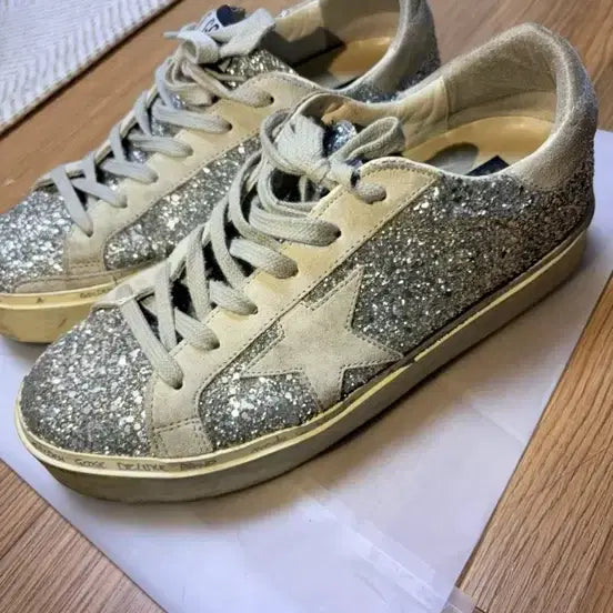 [BUNJANG] Golden Goose Superstar Glitter Sneakers 245-250 / 골든구스 슈퍼스타 글리터 스니커즈 245~250