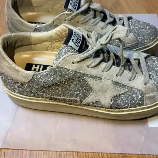 [BUNJANG] Golden Goose Superstar Glitter Sneakers 245-250 / 골든구스 슈퍼스타 글리터 스니커즈 245~250