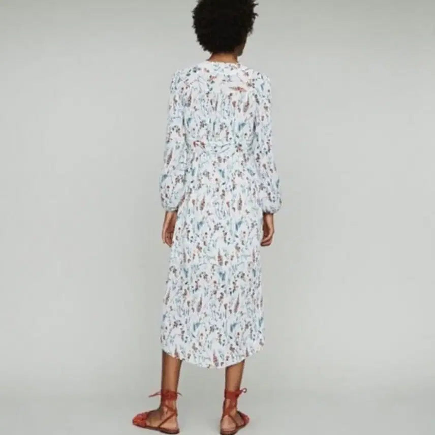 [BUNJANG] Maje Floral Pattern Long Dress / 마쥬 원피스 1사이즈
