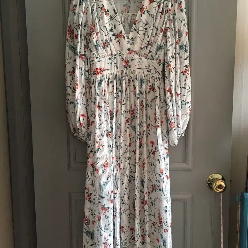 [BUNJANG] Maje Floral Pattern Long Dress / 마쥬 원피스 1사이즈