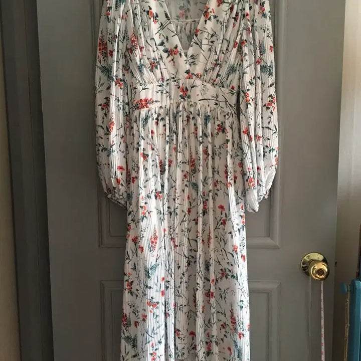 [BUNJANG] Maje Floral Pattern Long Dress / 마쥬 원피스 1사이즈