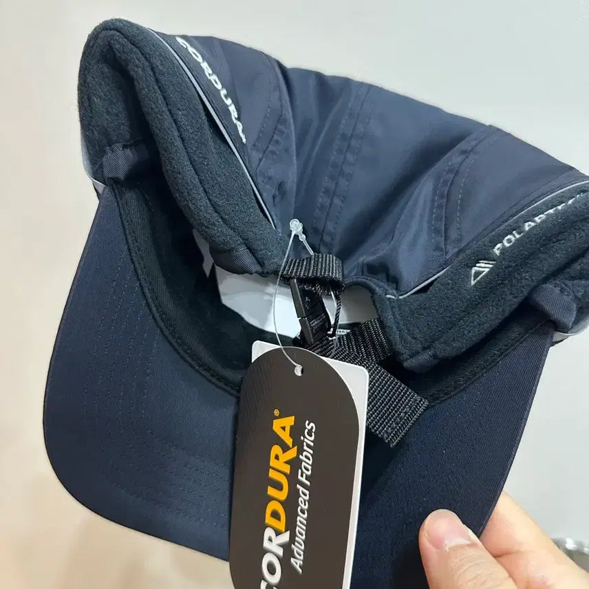 [BUNJANG] Supreme Polartec Lined Packable Earflap Camp Cap Black / 새제품) 슈프림 폴라텍 라인드 패커블 이어플랩 캠프 캡 블랙