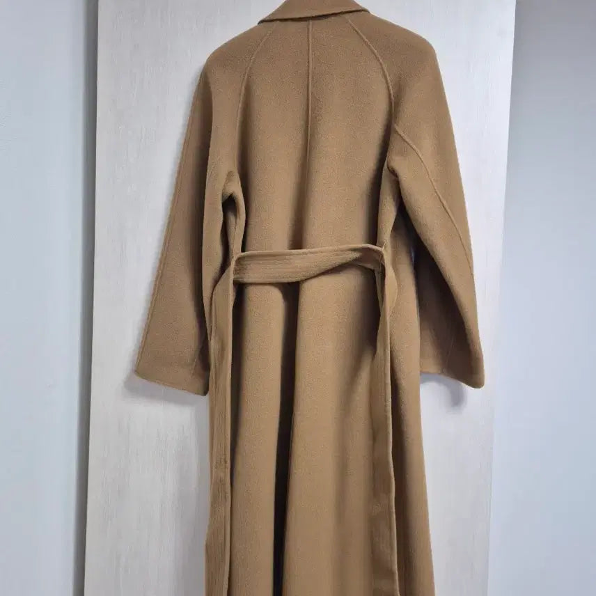 [BUNJANG] Handmade Wool Long Coat Camel / 울 90 핸드메이드 울 롱 코트 카멜 Free