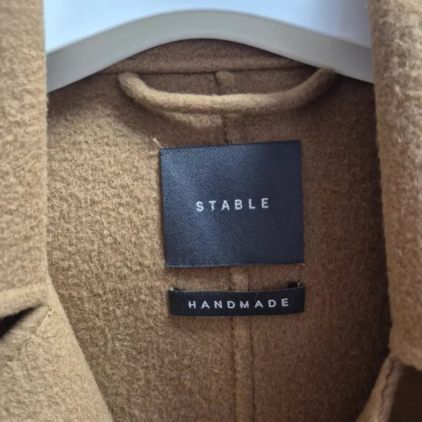 [BUNJANG] Handmade Wool Long Coat Camel / 울 90 핸드메이드 울 롱 코트 카멜 Free