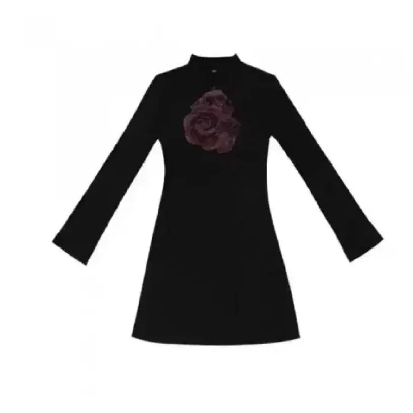 [BUNJANG] Darling Your Bad Unchanging Love One-Piece Dress - Black / 달링유어배드 언체인징러브 원피스 블랙