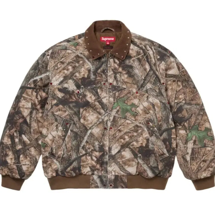 [BUNJANG] Supreme B.B. Simon Studded Work Jacket Camo / [S] 슈프림 B B 사이먼 스터드 워크 자켓 카모 simon(무료배송)