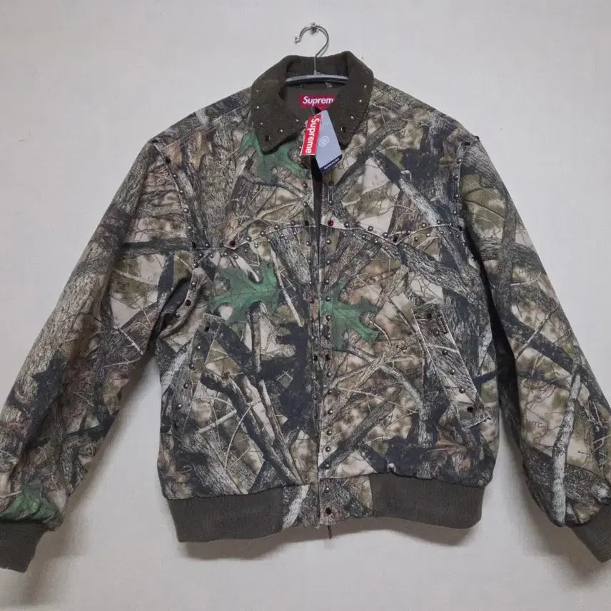[BUNJANG] Supreme B.B. Simon Studded Work Jacket Camo / [S] 슈프림 B B 사이먼 스터드 워크 자켓 카모 simon(무료배송)