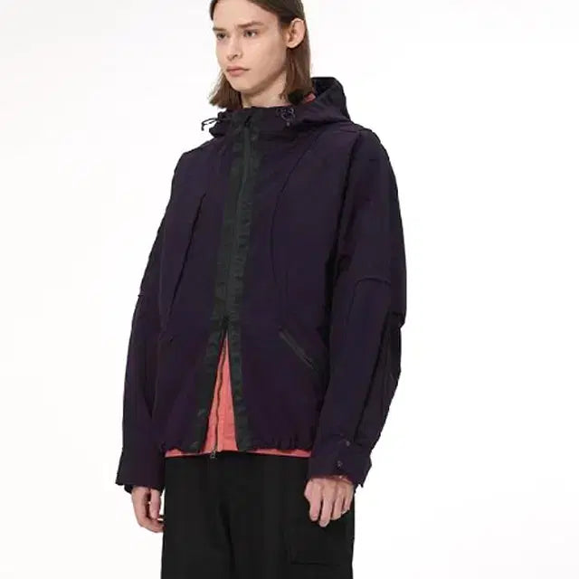 [BUNJANG] Il Courso Windbreaker Jacket Dark Violet / 일꼬르소 바람막이 점퍼 자켓 다크 바이올렛