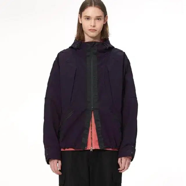 [BUNJANG] Il Courso Windbreaker Jacket Dark Violet / 일꼬르소 바람막이 점퍼 자켓 다크 바이올렛