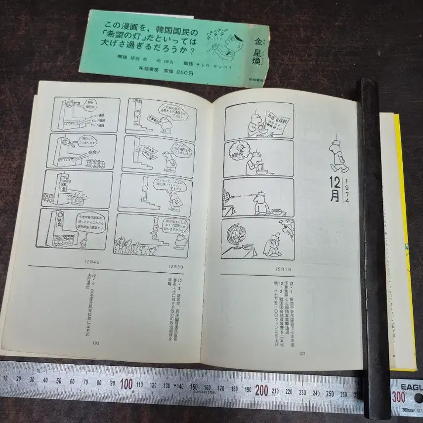 [BUNJANG] Go Woo Young 1975 Japanese Edition Comic Book / 1975년 고우영 일본어판 만화책 단권