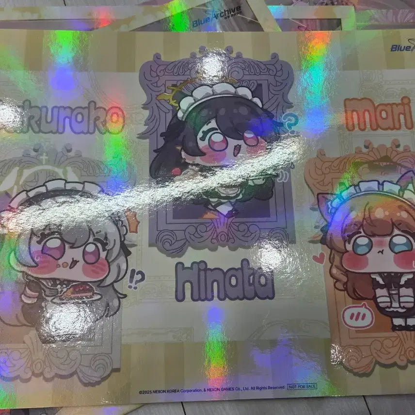 [BUNJANG] Blue Archive Aniplex Hologram A4 Poster / 블루아카이브 애니플러스 특전/홀로그램 a4 포스터