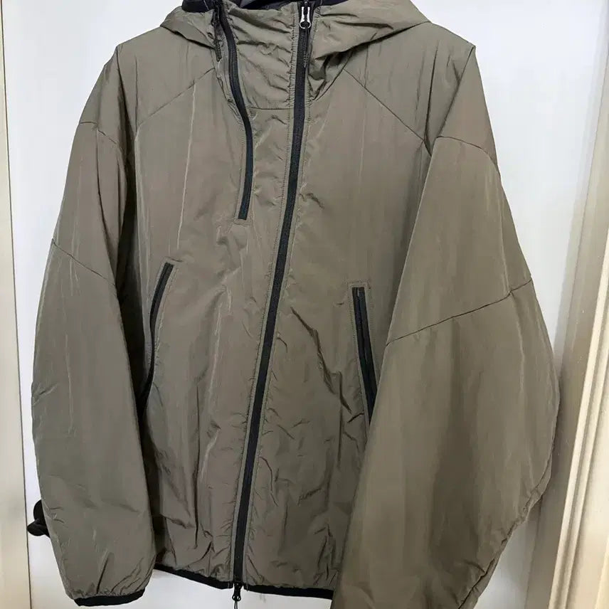 [BUNJANG] Moif Double Zip Insulation Parka Stone Color / [3] 모이프 더블 짚 인슐레이션 파카 24fw 스톤컬러 팝니다