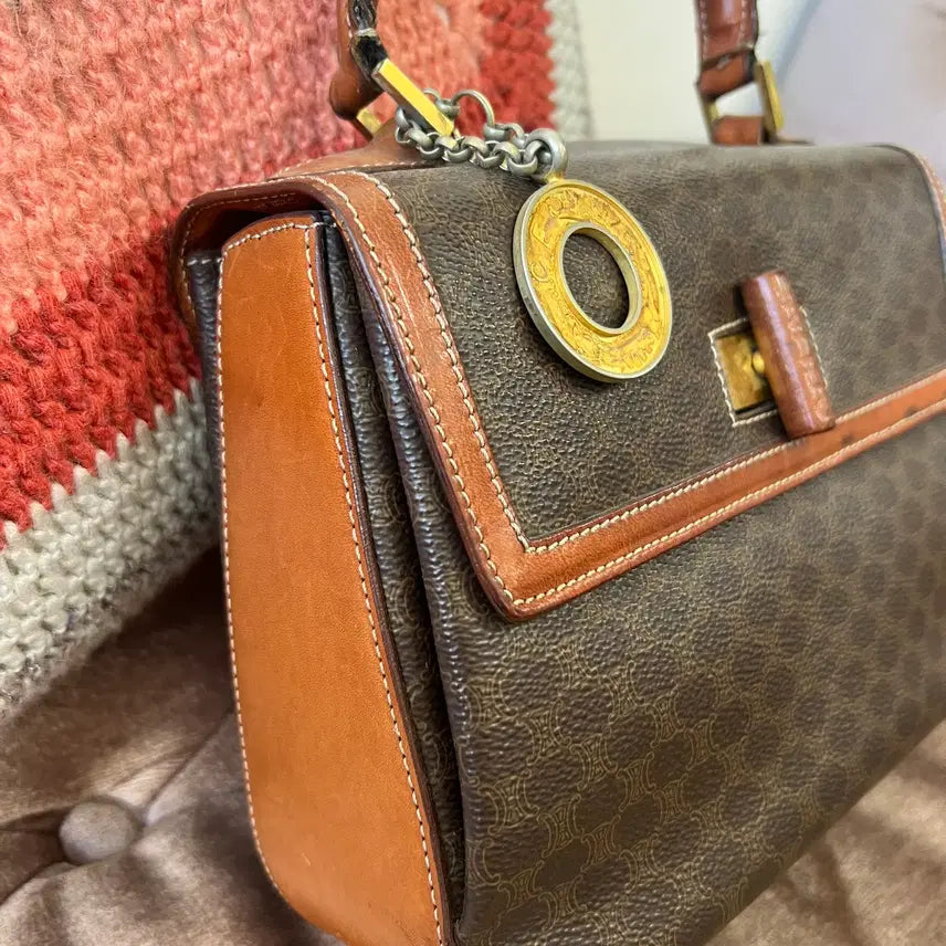 [BUNJANG] Celine Brown Tote Handbag / 셀린느 여성 브라운 토트백 핸드백