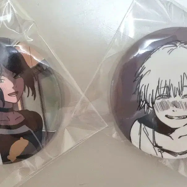 [BUNJANG] Chainsaw Man Reze & Denji Fan-Made Can Badge / 세일)새상품) 체인소맨 레제 덴지 캔뱃지 비공굿