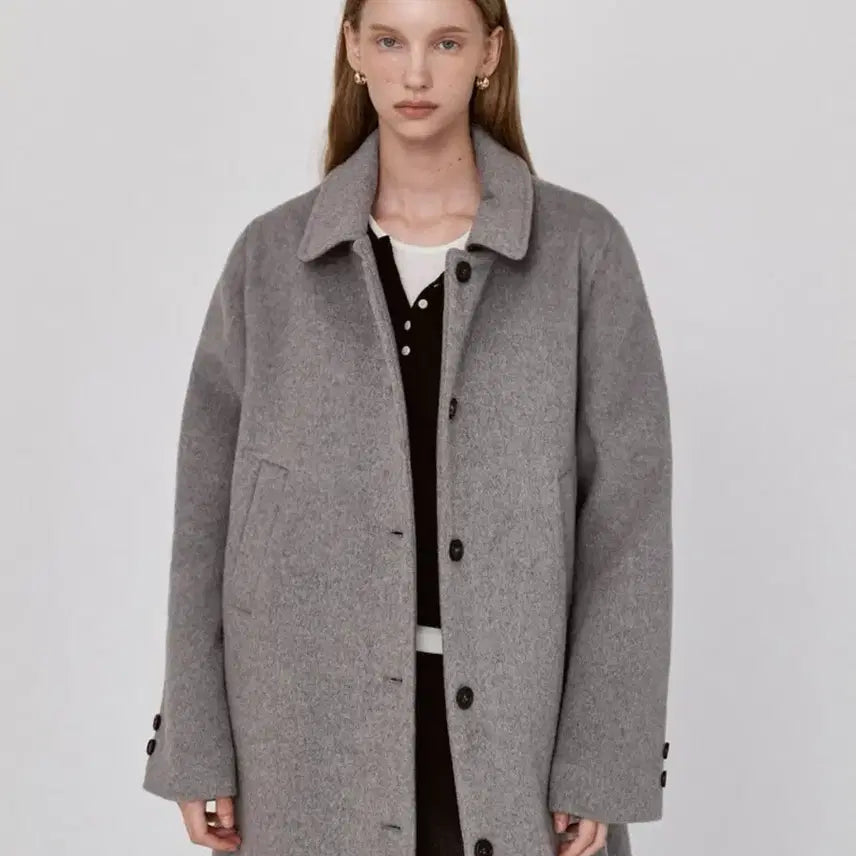 [BUNJANG] Le Sserafim Classic Wool Coat / 르세지엠 클래식 울 코트(미착용/정가 33만)