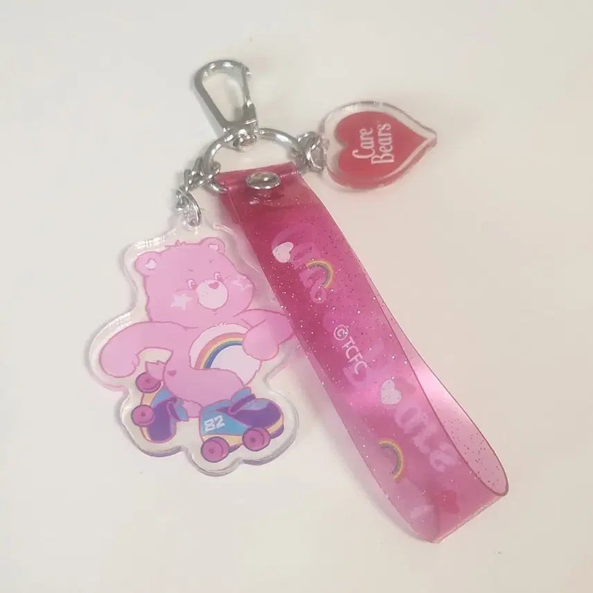 [BUNJANG] Care Bears Pink Keyring / [케어베어] 케어베어 키링