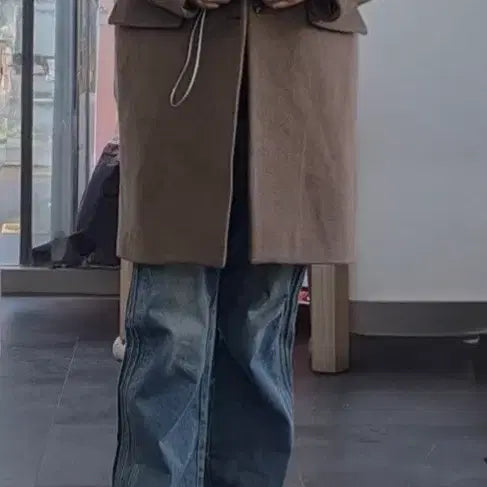[BUNJANG] Bona Apparel Brown Wool Coat / 보나어페럴  브라운 울코트(새상품)