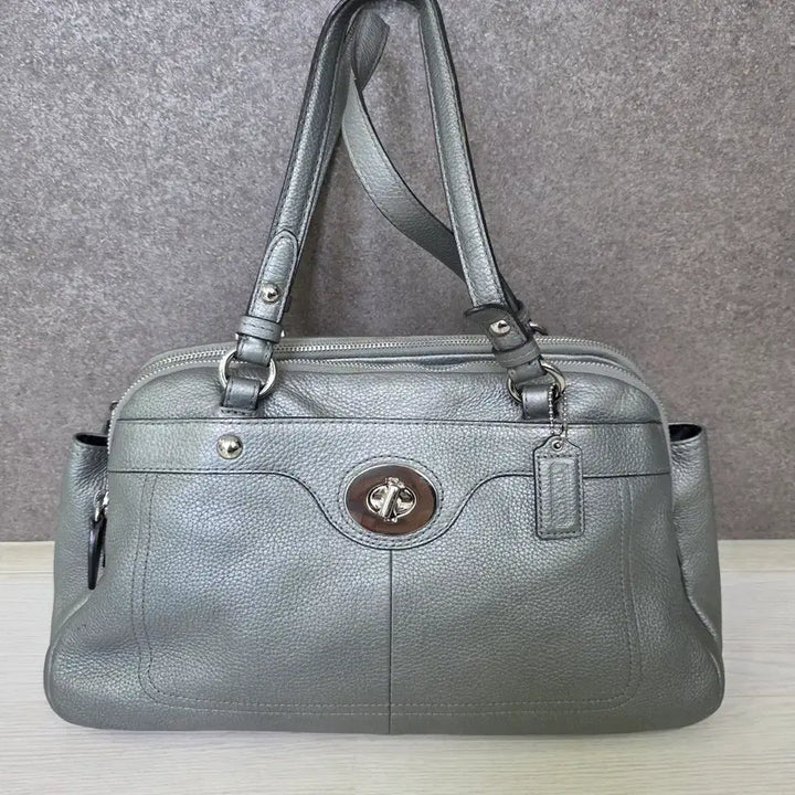 [BUNJANG] Coach Penelope Silver Shoulder Bag / 코치 페넬로페 실버 숄더백