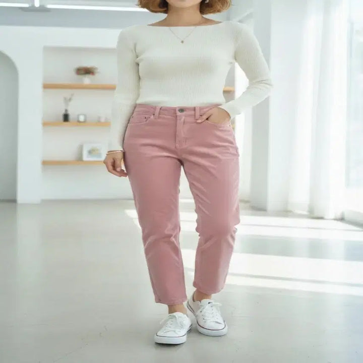 [BUNJANG] Spring/Autumn Corduroy Slim Straight Pants - S Size / 봄 가을 코듀로이 슬림 일자 골덴 바지 Sㅡ무배