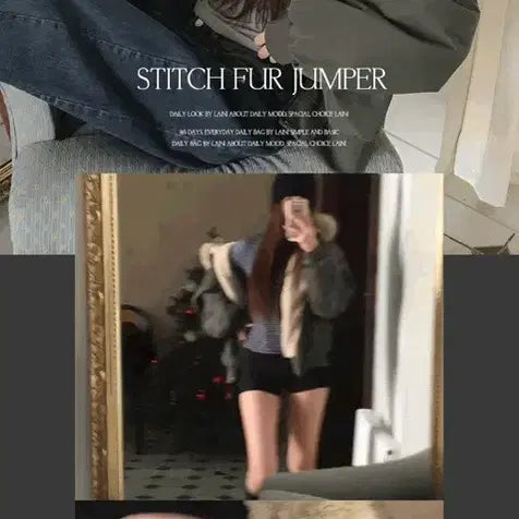 [BUNJANG] Fleece Lined Detachable Hooded Jumper / 양털 기모 / 털 탈부착o 퍼 안감 후드 점퍼 카키색