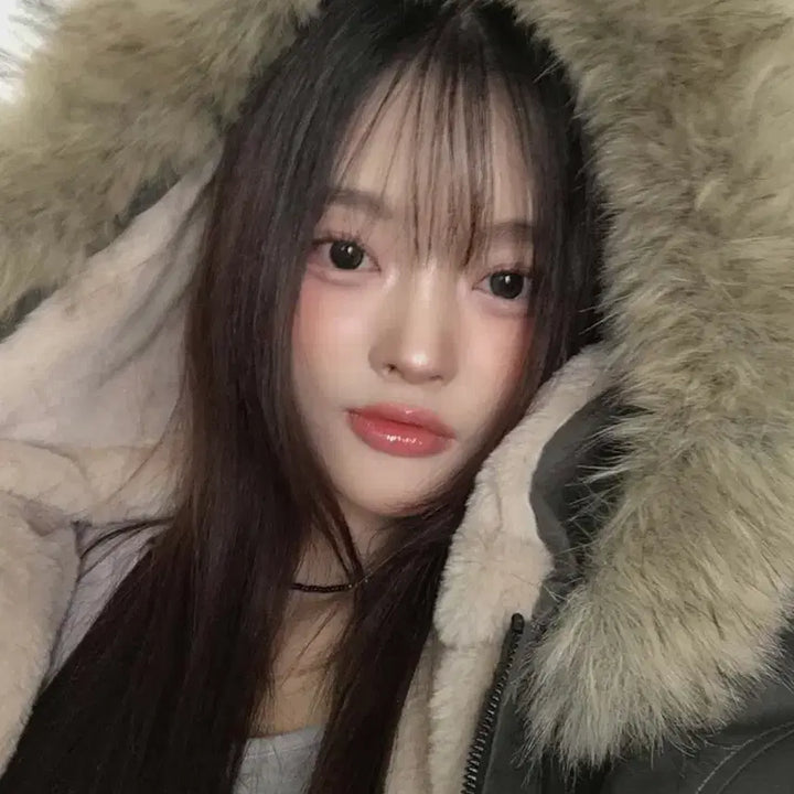 [BUNJANG] Fleece Lined Detachable Hooded Jumper / 양털 기모 / 털 탈부착o 퍼 안감 후드 점퍼 카키색