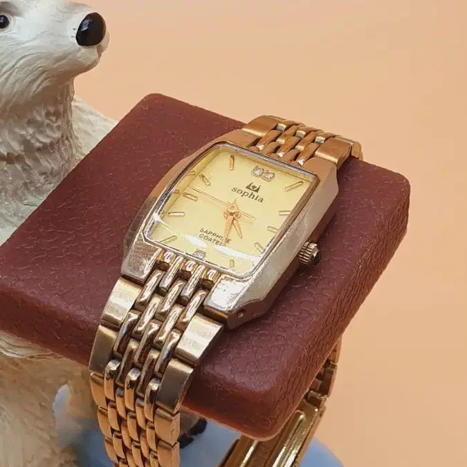 [BUNJANG] Sofia SP-337B-06 Gold Plated Women's Watch / 소피아 도금 여성시계, SP-337B-06, 17cm