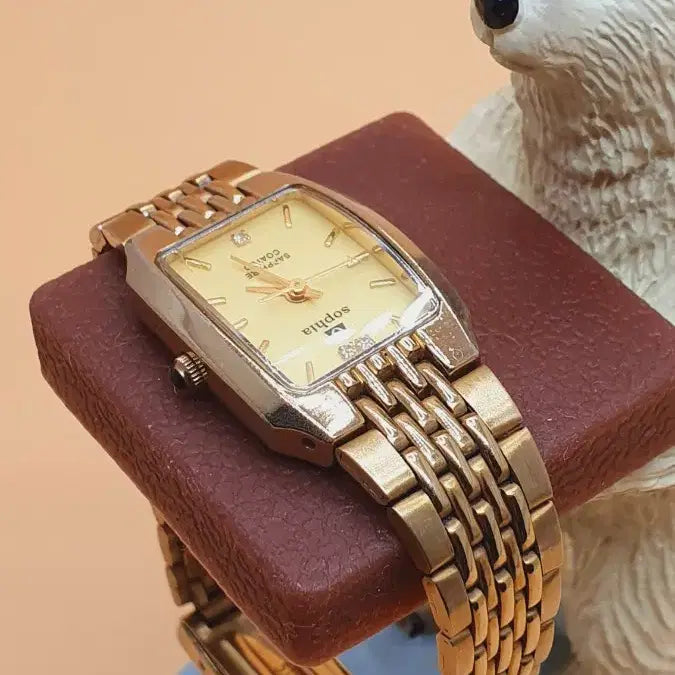 [BUNJANG] Sofia SP-337B-06 Gold Plated Women's Watch / 소피아 도금 여성시계, SP-337B-06, 17cm