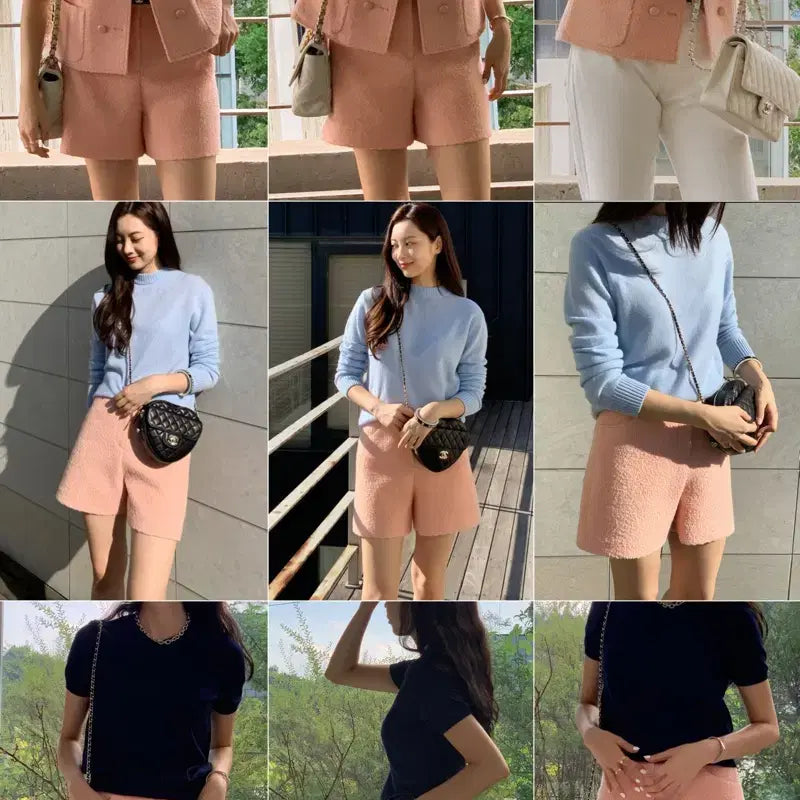 [BUNJANG] R2W Brynn Set-Up (Apricot) - Jacket (M) &amp; Shorts (S) / (새상품) R2W 레디투웨어 브린셋업 - 애프리콧 Brynn