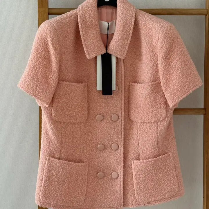 [BUNJANG] R2W Brynn Set-Up (Apricot) - Jacket (M) &amp; Shorts (S) / (새상품) R2W 레디투웨어 브린셋업 - 애프리콧 Brynn
