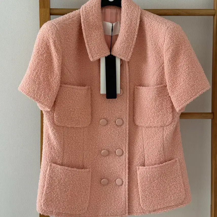 [BUNJANG] R2W Brynn Set-Up (Apricot) - Jacket (M) &amp; Shorts (S) / (새상품) R2W 레디투웨어 브린셋업 - 애프리콧 Brynn