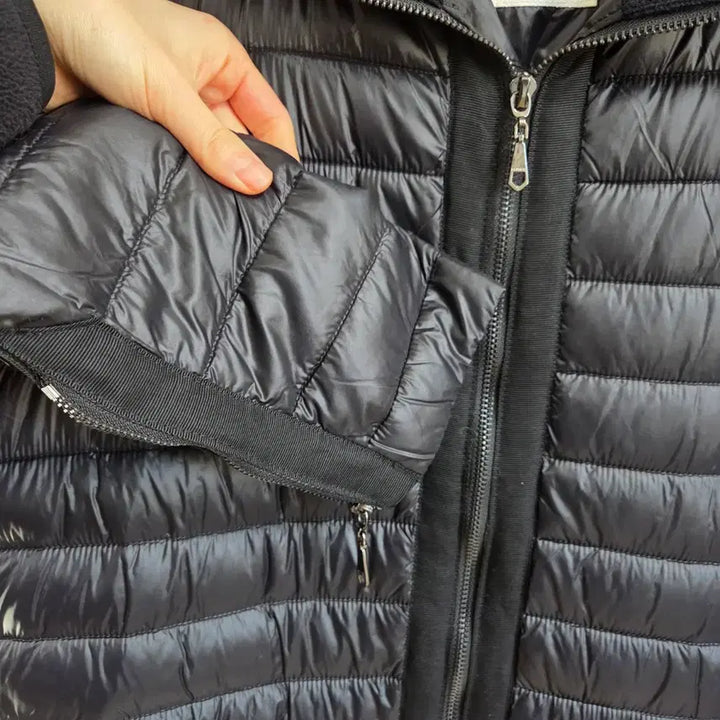 [BUNJANG] F Long Lightweight Knit Neck Long Padding / 여성 니트넥 경량 롱 패딩 F