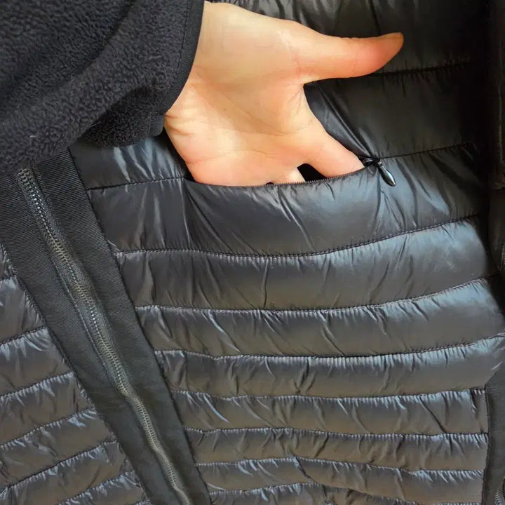 [BUNJANG] F Long Lightweight Knit Neck Long Padding / 여성 니트넥 경량 롱 패딩 F