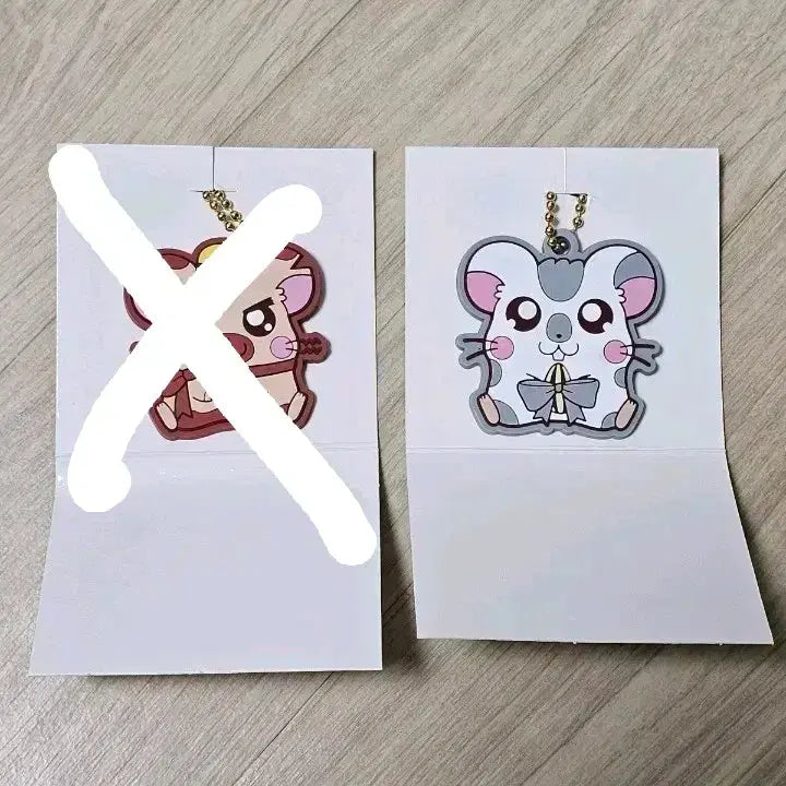[BUNJANG] Banga Banga Hamtori Yamyam-i Rubber Keyring / 방가방가햄토리 고무키링 얌냠이