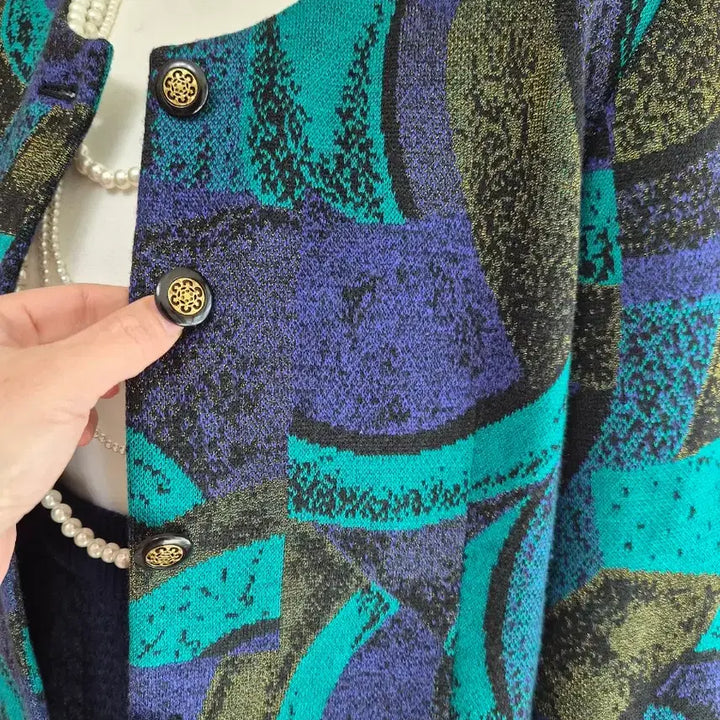 [BUNJANG] High-Quality Gold Glitter Jacquard Jacket / 고퀄라인 골드 글리터 유니크 디테일  자가드자켓