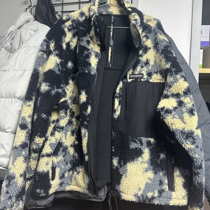 [BUNJANG] Covernat Tie-Dye Fleece Zip-Up Jacket / 커버낫 타이다이 플리스 집업 자켓