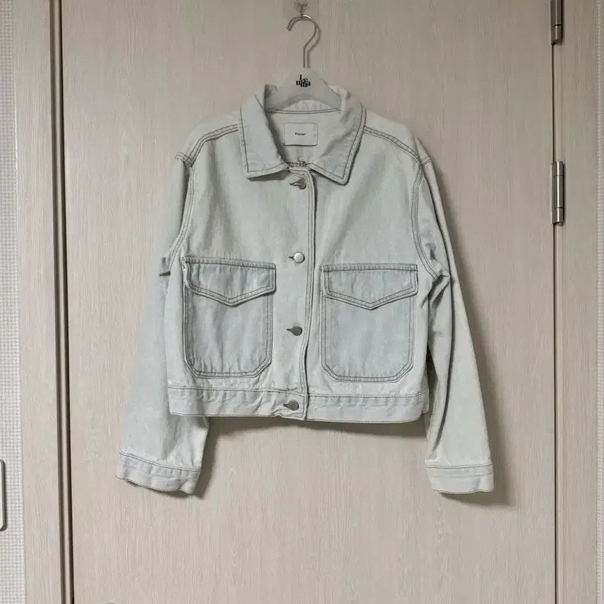 [BUNJANG] 르티에 Light Wash Denim Jacket - Free Size / (새상품) 르티에 연청 데님자켓 Free