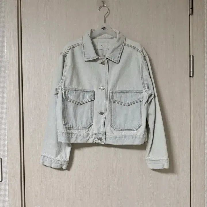 [BUNJANG] 르티에 Light Wash Denim Jacket - Free Size / (새상품) 르티에 연청 데님자켓 Free