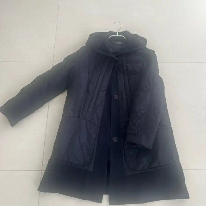 [BUNJANG] Navy Padded Jacket / 네이비 패딩누빔점퍼