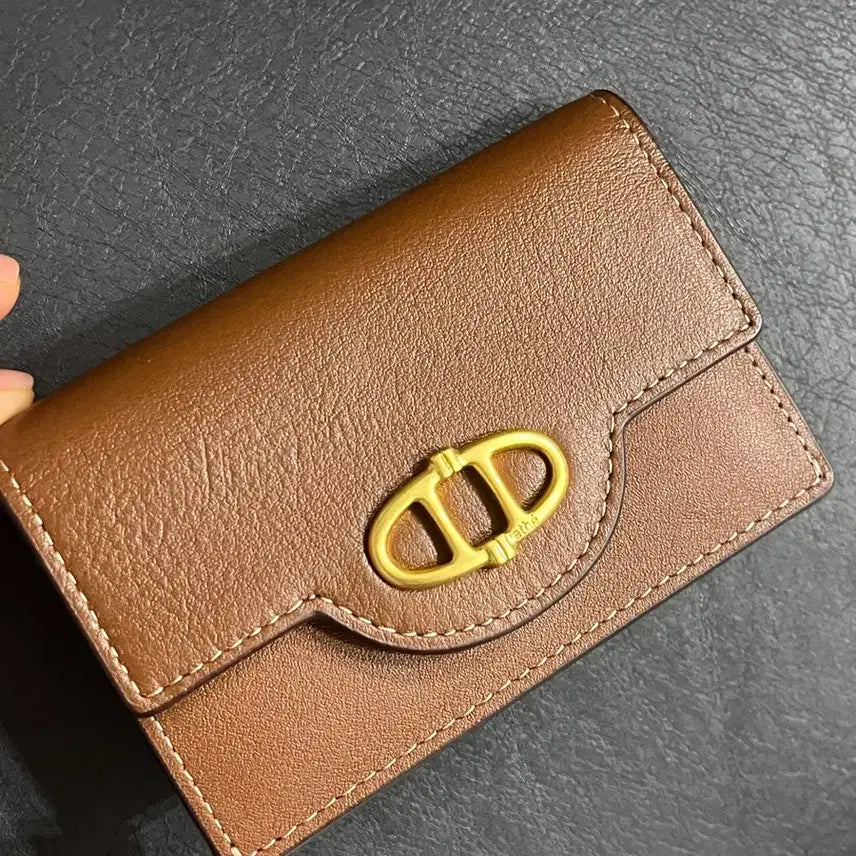 [BUNJANG] Atte Vanessa Bruno Brown Vegetable Card Holder / 아떼 바네사브루노 브라운 베지터블 명함 카드지갑 AAHO6E352W2