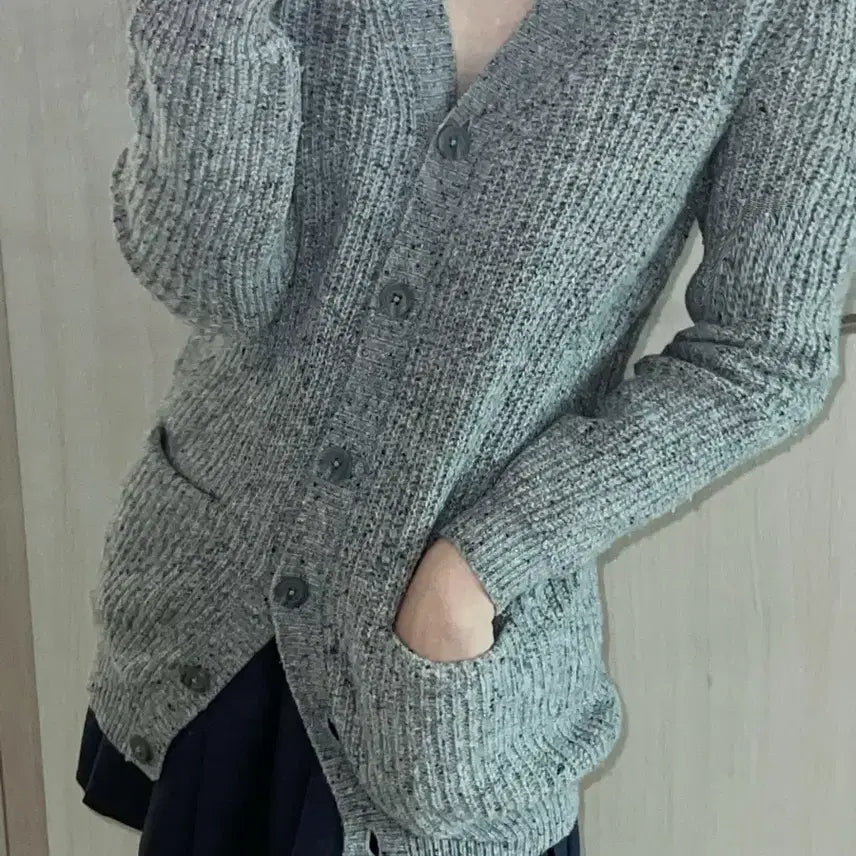 [BUNJANG] Butterfly Vintage Knit Dress / 오레오 니트원피스 버터플라이빈티지 빈티지 가디건