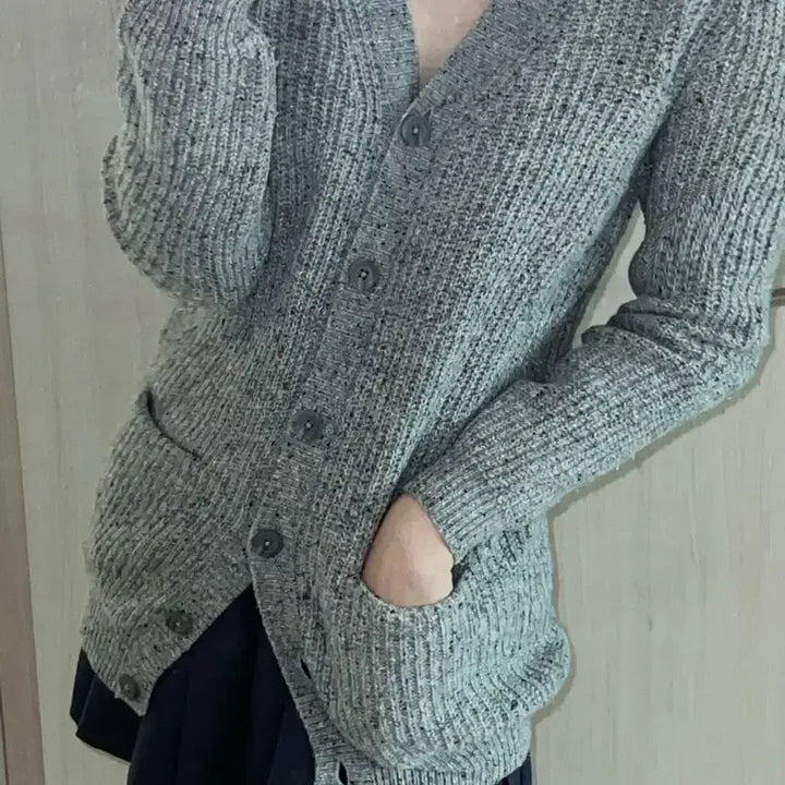 [BUNJANG] Butterfly Vintage Knit Dress / 오레오 니트원피스 버터플라이빈티지 빈티지 가디건