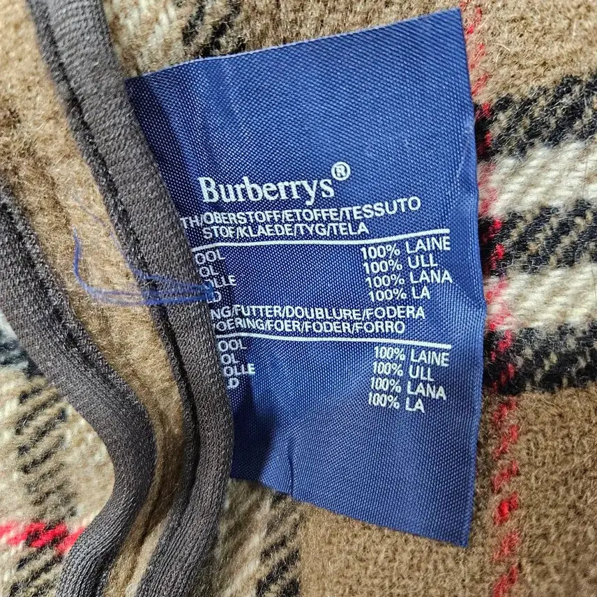 [BUNJANG] Burberry Wool Coat Jacket / (정품)버버리(Burberrys) 울 코트 자켓