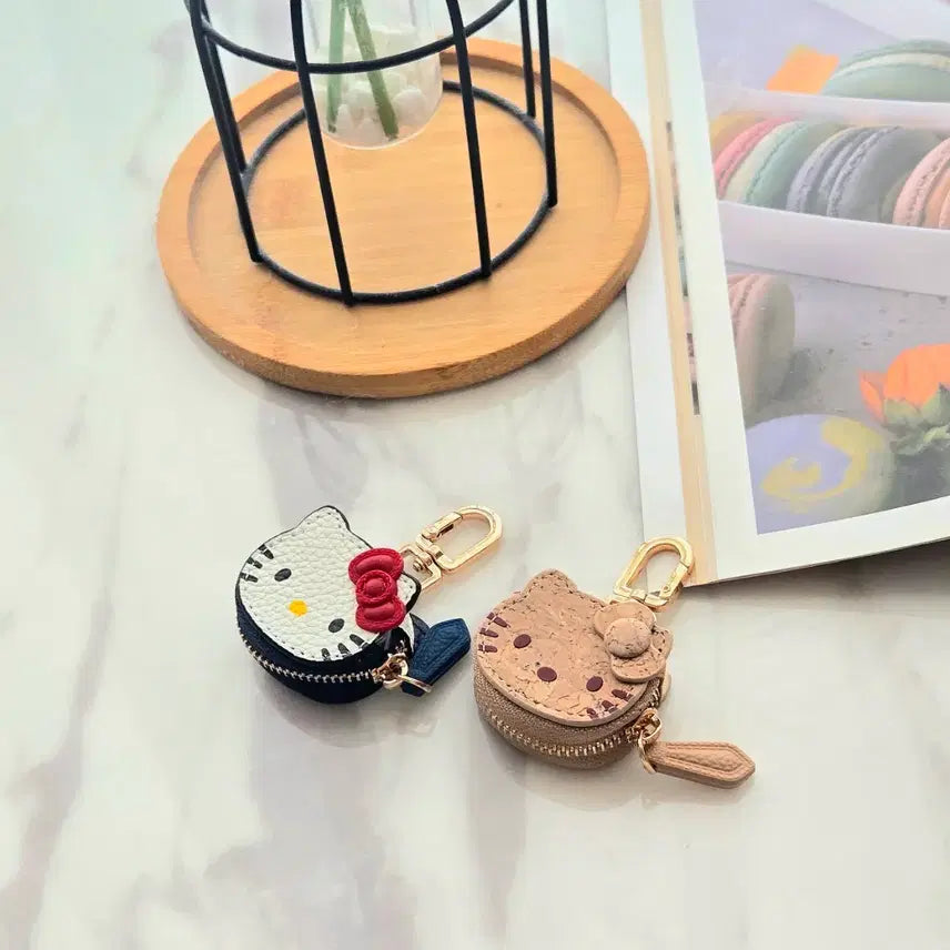 [BUNJANG] Kitty Coin Purse Keychain Set / 키티동전지갑키링3종