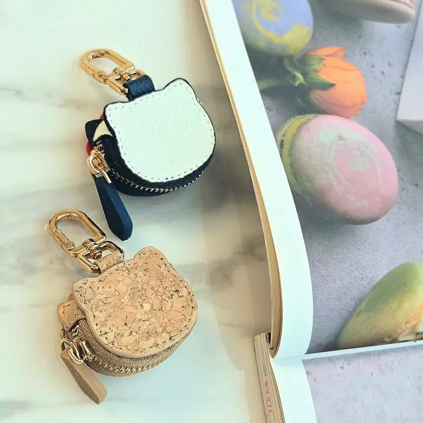 [BUNJANG] Kitty Coin Purse Keychain Set / 키티동전지갑키링3종