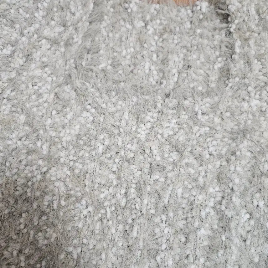 [BUNJANG] Ivory Boucle Knit Top / 아이보리 부클 반팔 니트 아크네 로라로라 분크 유메르 마땡킴