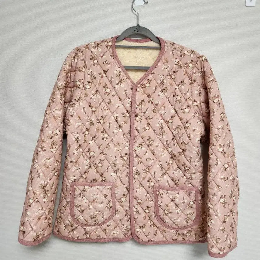 [BUNJANG] Quilted Jacket / 새상품/플라워 퀼팅 누빔 자켓