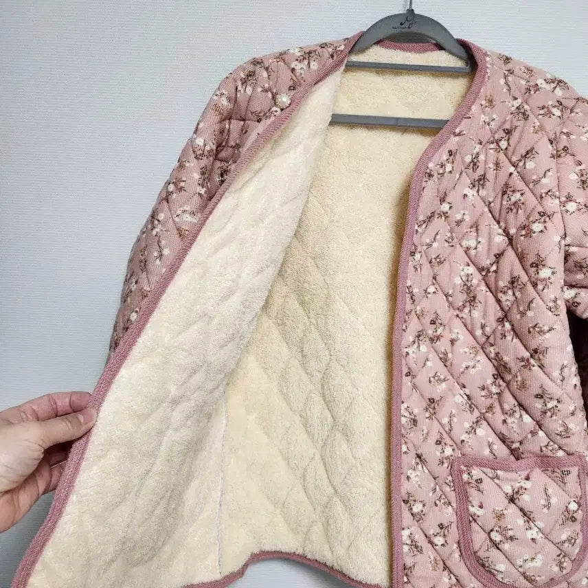 [BUNJANG] Quilted Jacket / 새상품/플라워 퀼팅 누빔 자켓