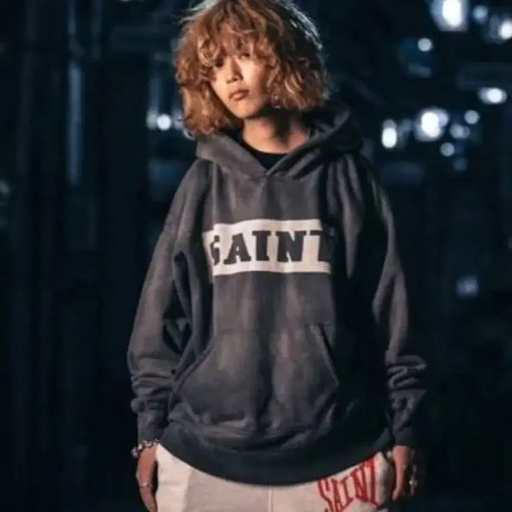 [BUNJANG] Saint Michael Spinner Hoodie / [L] 세인트미카엘 스피너 후드