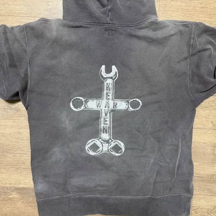 [BUNJANG] Saint Michael Spinner Hoodie / [L] 세인트미카엘 스피너 후드