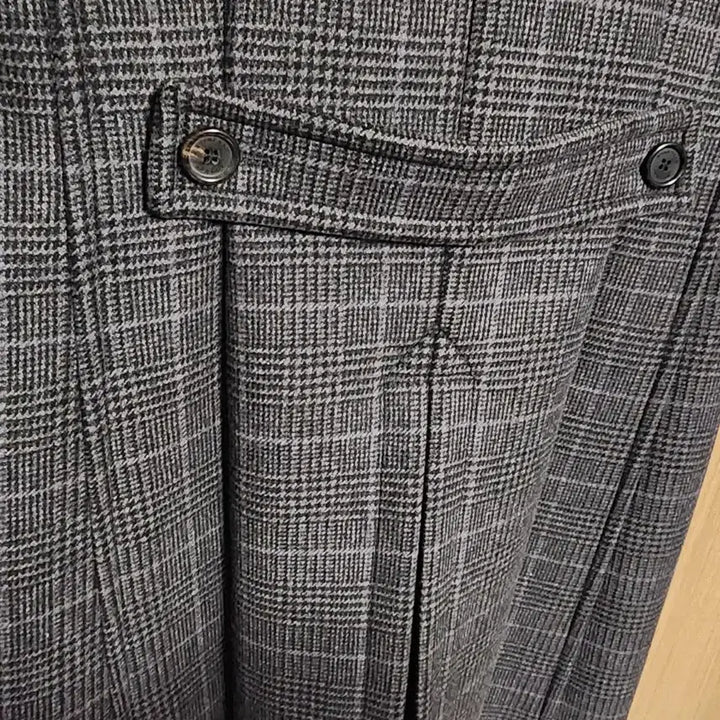 [BUNJANG] Burberry Glen Check Cashmere Double Coat / 버버리 글렌체크 캐시미어 더블 코트